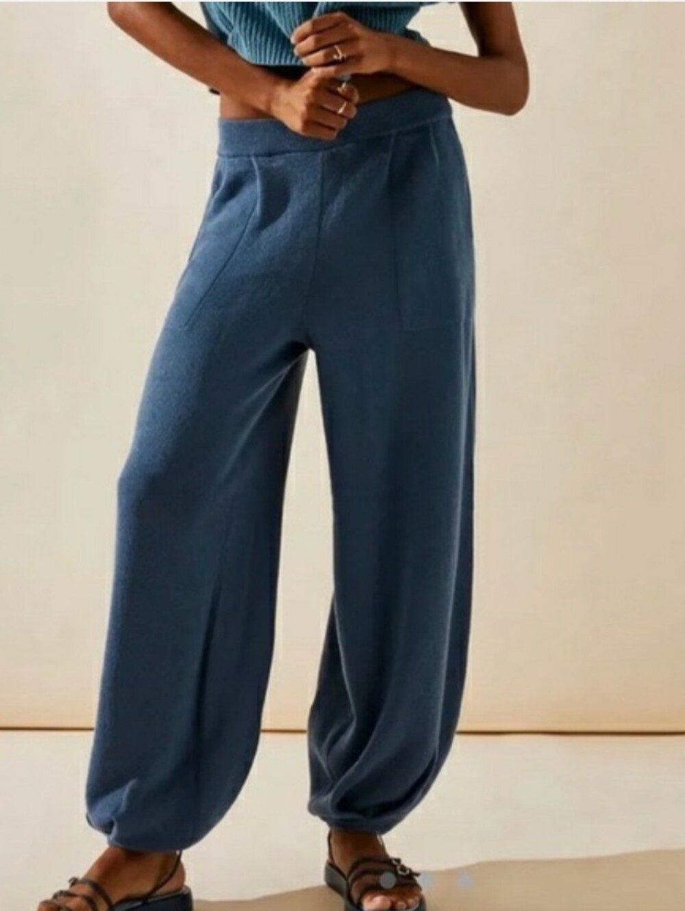 Free People Beach Freya Knit Pants Large